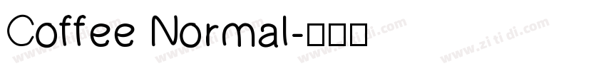 Coffee Normal字体转换